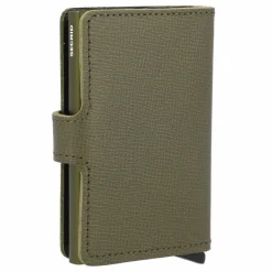 Secrid Miniwallet Crisple Kreditkartenetui Geldbörse RFID Leder 6,5 cm kelp