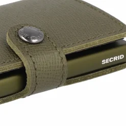 Secrid Miniwallet Crisple Kreditkartenetui Geldbörse RFID Leder 6,5 cm kelp