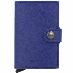 Secrid Visitenkartenetuis<Miniwallet Crisple Kreditkartenetui Geldbörse RFID Leder 6,5 cm cobalt