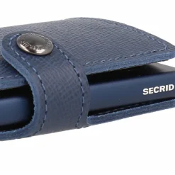 Secrid Visitenkartenetuis<Miniwallet Crisple Kreditkartenetui Geldbörse RFID Leder 6,5 cm navy
