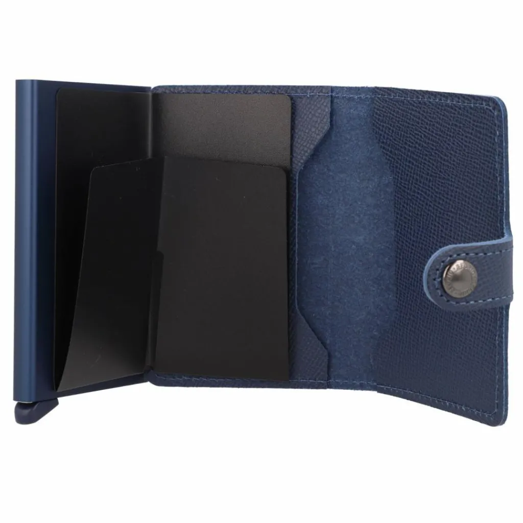 Secrid Visitenkartenetuis<Miniwallet Crisple Kreditkartenetui Geldbörse RFID Leder 6,5 cm navy