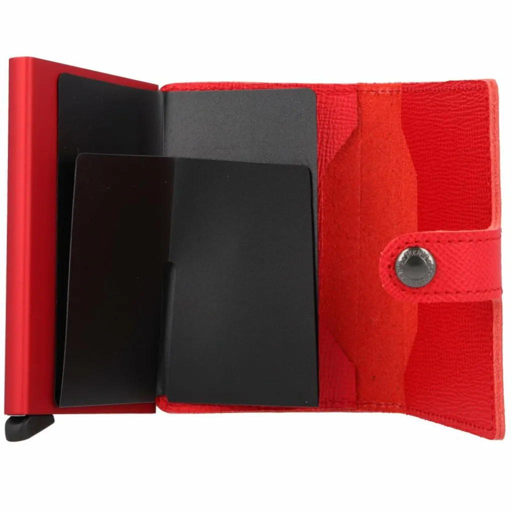 Secrid Visitenkartenetuis<Miniwallet Crisple Kreditkartenetui Geldbörse RFID Leder 6,5 cm lipstick