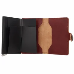 Secrid Visitenkartenetuis<Miniwallet Kreditkartenetui RFID Schutz Leder 7 cm brown