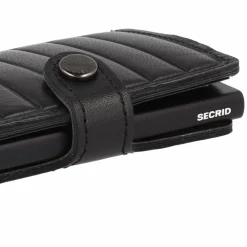 Secrid Visitenkartenetuis<Miniwallet Kreditkartenetui RFID Schutz Leder 6.5 cm black