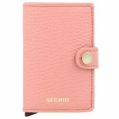 Secrid Visitenkartenetuis<Miniwallet Kreditkartenetui RFID Schutz Leder 6.5 cm rose