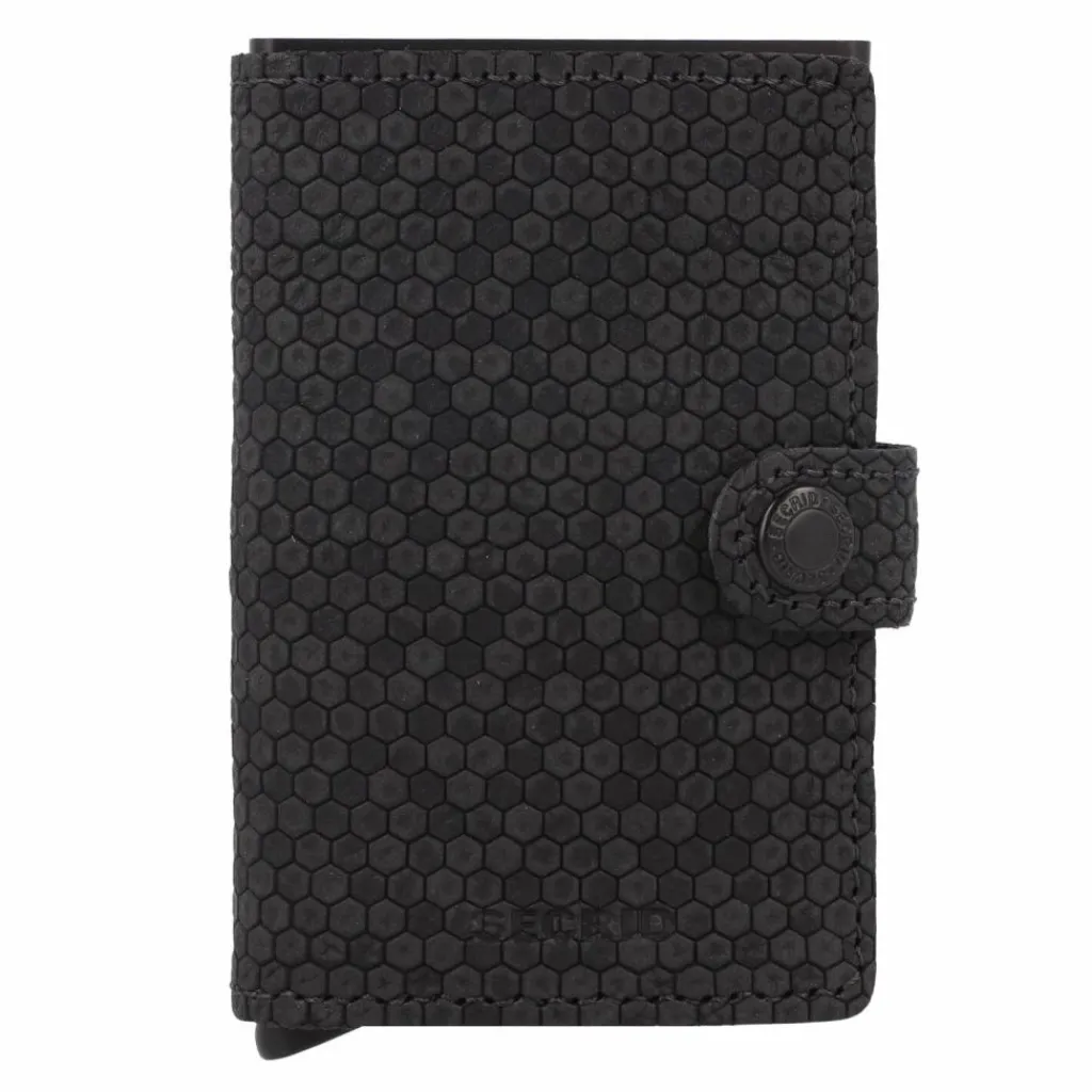 Discount Secrid Miniwallet Kreditkartenetui RFID Schutz Leder 6.5 cm black