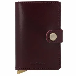 New Secrid Miniwallet Kreditkartenetui RFID Schutz Leder 6.5 cm bordeaux