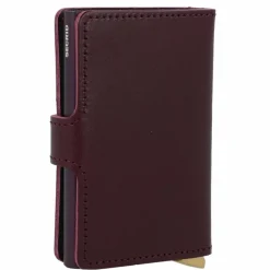 New Secrid Miniwallet Kreditkartenetui RFID Schutz Leder 6.5 cm bordeaux