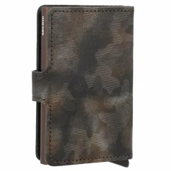 Online Secrid Miniwallet Kreditkartenetui RFID Schutz Leder 6.5 cm brown