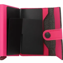 Clearance Secrid Miniwallet Kreditkartenetui RFID Leder 6 cm yard fuchsia
