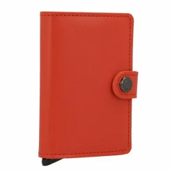 Secrid Visitenkartenetuis<Miniwallet Original Kreditkartenetui Geldbörse RFID Leder 6,5 cm orange