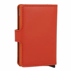 Secrid Visitenkartenetuis<Miniwallet Original Kreditkartenetui Geldbörse RFID Leder 6,5 cm orange