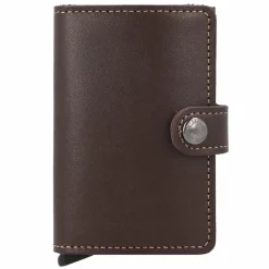 Secrid Visitenkartenetuis<Miniwallet Original Kreditkartenetui Geldbörse RFID Leder 6,5 cm chocolate