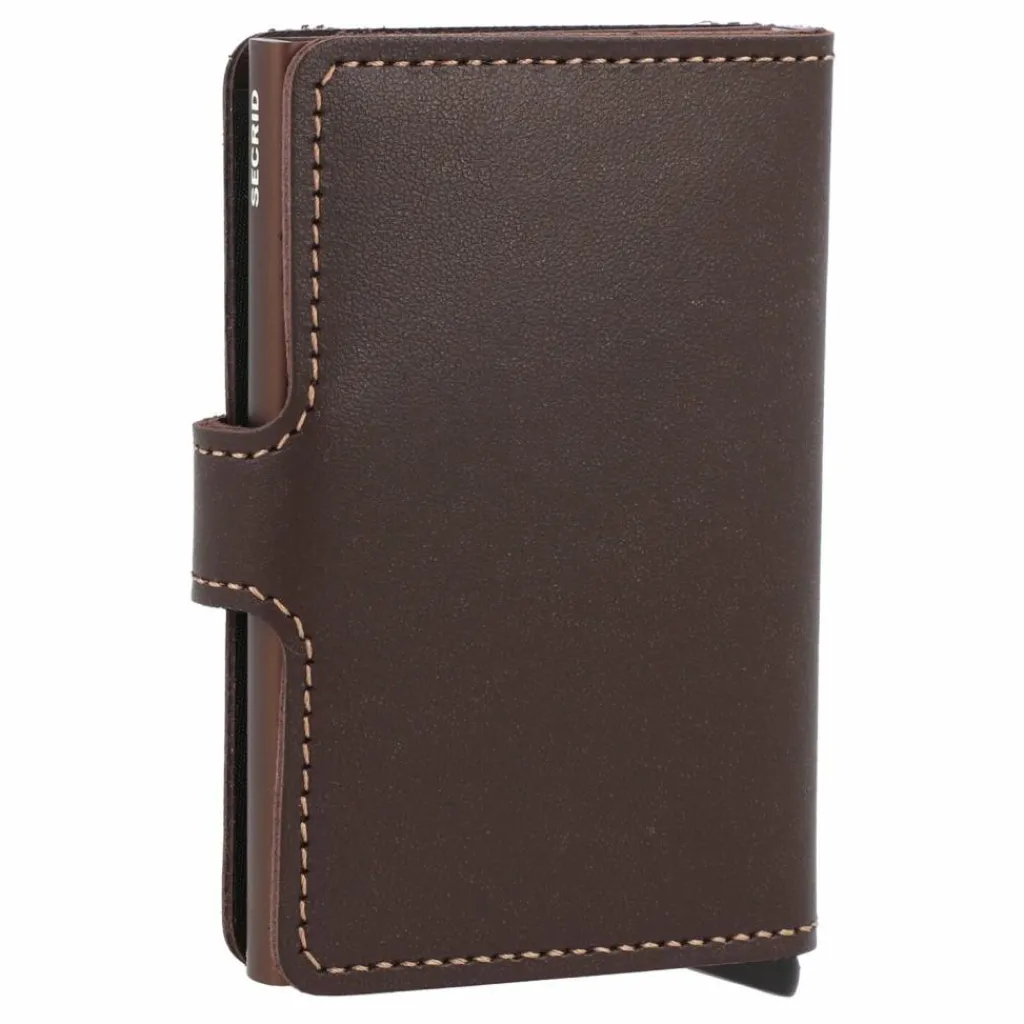 Secrid Visitenkartenetuis<Miniwallet Original Kreditkartenetui Geldbörse RFID Leder 6,5 cm chocolate