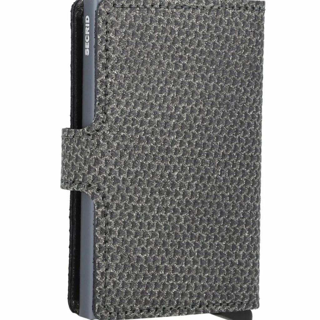 Secrid Visitenkartenetuis<Miniwallet Sparkle Kreditkartenetui RFID Schutz Leder 6 cm silver