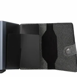 Secrid Visitenkartenetuis<Miniwallet Sparkle Kreditkartenetui RFID Schutz Leder 6 cm silver