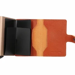 Secrid Visitenkartenetuis<Miniwallet Vegetable Kreditkartenetui RFID Leder 6,5 cm caramello-sand