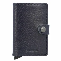 Secrid Visitenkartenetuis<Miniwallet Vegetable Kreditkartenetui RFID Leder 6,5 cm navy-silver