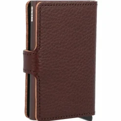 New Secrid Miniwallet Vegetable Kreditkartenetui RFID Leder 6,5 cm espresso-brown