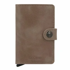 Secrid Visitenkartenetuis<Miniwallet Vintage Kreditkartenetui Geldbörse RFID Leder 6,5 cm taupe