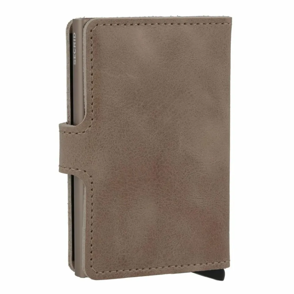 Secrid Visitenkartenetuis<Miniwallet Vintage Kreditkartenetui Geldbörse RFID Leder 6,5 cm taupe