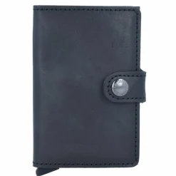 Secrid Visitenkartenetuis<Miniwallet Vintage Kreditkartenetui Geldbörse RFID Leder 6,5 cm black