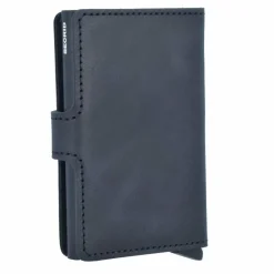 Secrid Visitenkartenetuis<Miniwallet Vintage Kreditkartenetui Geldbörse RFID Leder 6,5 cm black