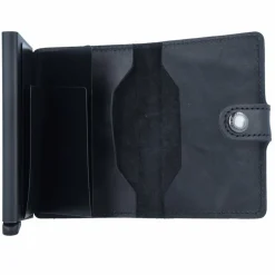 Secrid Visitenkartenetuis<Miniwallet Vintage Kreditkartenetui Geldbörse RFID Leder 6,5 cm black