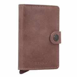 Clearance Secrid Miniwallet Vintage Kreditkartenetui Geldbörse RFID Leder 6,5 cm mauve