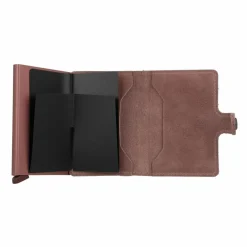 Clearance Secrid Miniwallet Vintage Kreditkartenetui Geldbörse RFID Leder 6,5 cm mauve