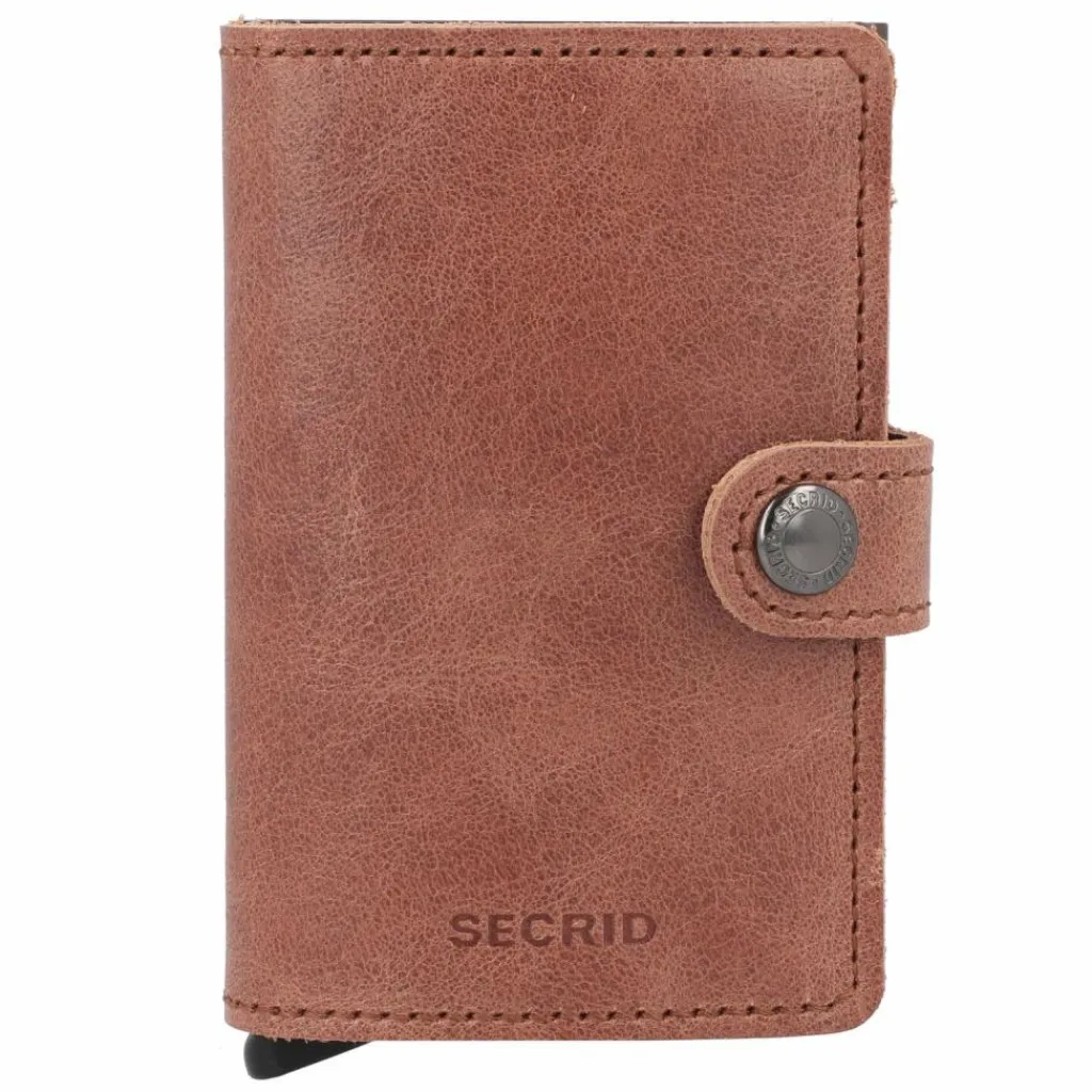 Secrid Miniwallet Vintage Kreditkartenetui Geldbörse RFID Leder 6,5 cm