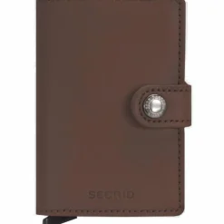 Secrid Visitenkartenetuis<Miniwallet Visitenkartenetui 6 cm Leder brown dark