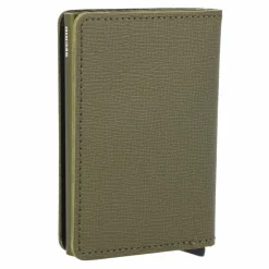 Secrid Visitenkartenetuis<Slimwallet Crisple Kreditkartenetui Geldbörse RFID Leder 6,5 cm kelp