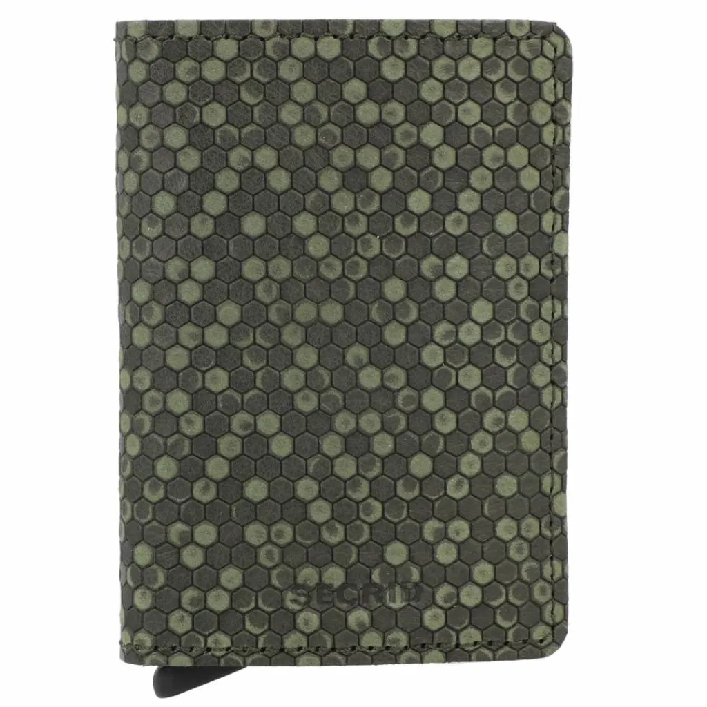 Secrid Visitenkartenetuis<Slimwallet Kreditkartenetui RFID Schutz Leder 7 cm green