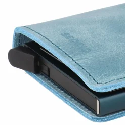 Secrid Visitenkartenetuis<Slimwallet Kreditkartenetui RFID Schutz Leder 6.5 cm teal
