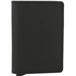 Secrid Visitenkartenetuis<Slimwallet Matte Kreditkartenetui Geldbörse RFID Leder 6,5 cm black