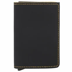Sale Secrid Slimwallet Matte Kreditkartenetui Geldbörse RFID Leder 6,5 cm black - ochre