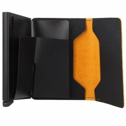 Sale Secrid Slimwallet Matte Kreditkartenetui Geldbörse RFID Leder 6,5 cm black - ochre