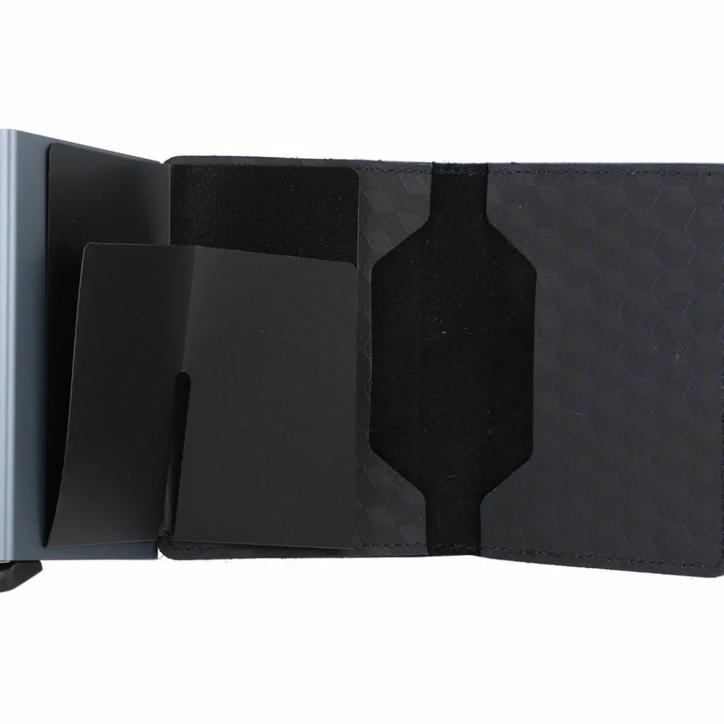 Best Secrid Slimwallet Optical Kreditkartenetui RFID Leder 7 cm black-titanium