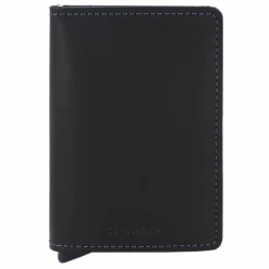 Secrid Visitenkartenetuis<Slimwallet Original Kreditkartenetui Geldbörse RFID Leder 6,5 cm black-navy