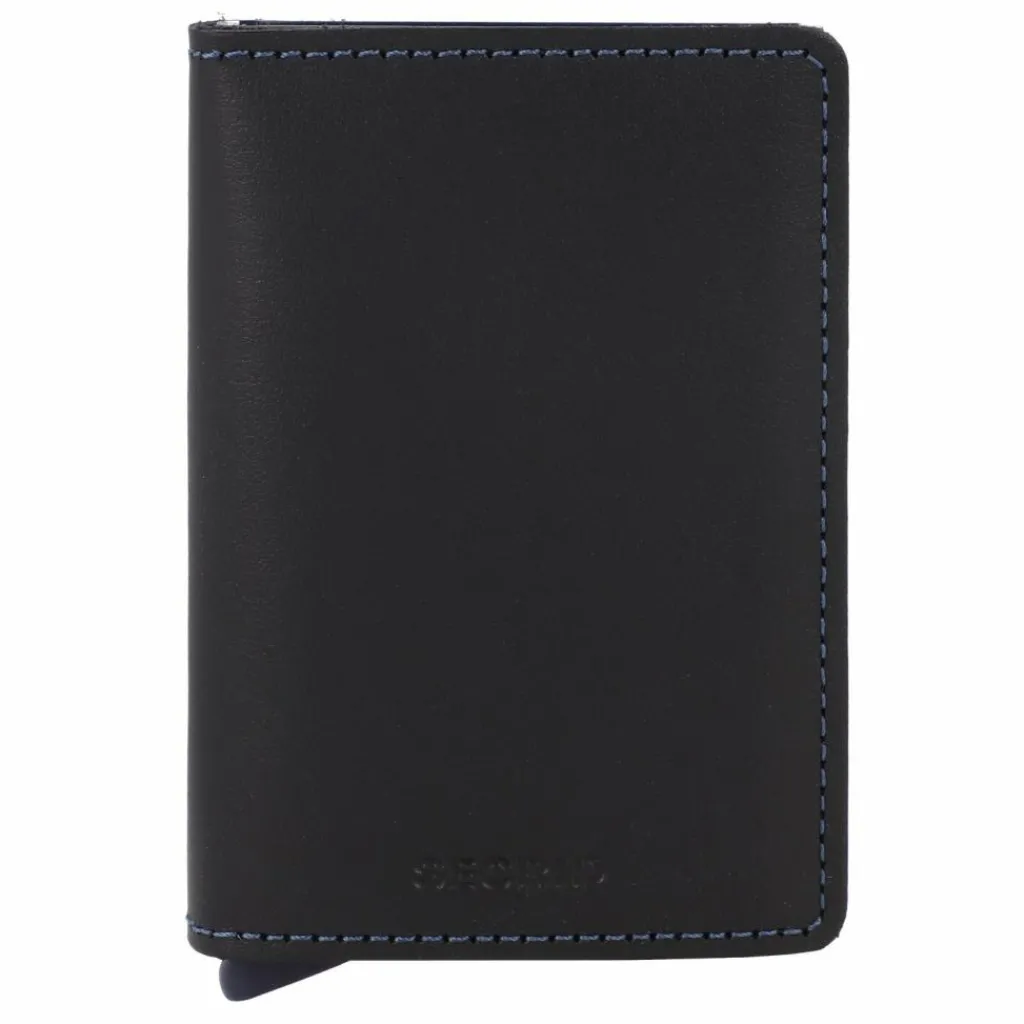 Secrid Visitenkartenetuis<Slimwallet Original Kreditkartenetui Geldbörse RFID Leder 6,5 cm black-navy