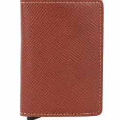 Online Secrid Slimwallet Saffiano Kreditkartenetui RFID Leder 7 cm caramel