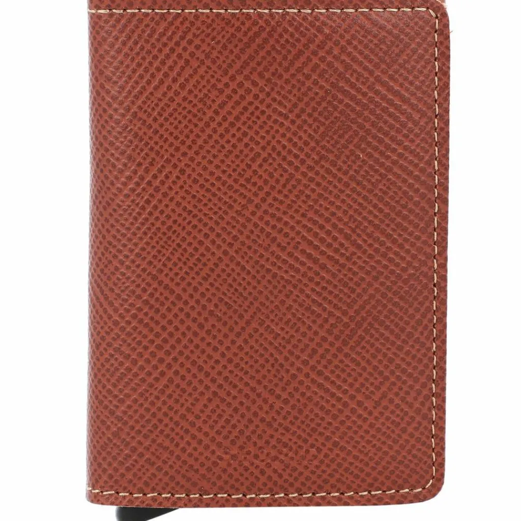 Online Secrid Slimwallet Saffiano Kreditkartenetui RFID Leder 7 cm caramel
