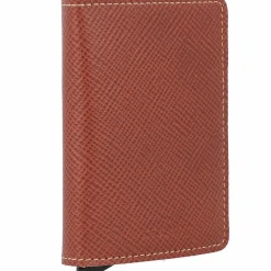 Online Secrid Slimwallet Saffiano Kreditkartenetui RFID Leder 7 cm caramel