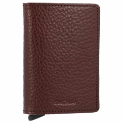Secrid Visitenkartenetuis<Slimwallet Vegetable Kreditkartenetui RFID Leder 7 cm espresso-brown