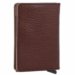 Secrid Visitenkartenetuis<Slimwallet Vegetable Kreditkartenetui RFID Leder 7 cm espresso-brown
