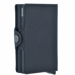 Outlet Secrid Twinwallet Crisple Kreditkartenetui Geldbörse RFID Leder 6,5 cm black