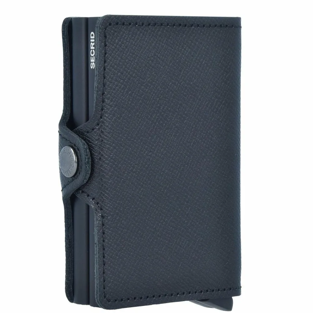 Outlet Secrid Twinwallet Crisple Kreditkartenetui Geldbörse RFID Leder 6,5 cm black