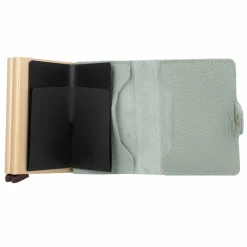 Secrid Visitenkartenetuis<Twinwallet Kreditkartenetui RFID Schutz Leder 7 cm sea green