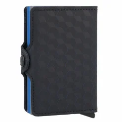 Secrid Visitenkartenetuis<Twinwallet Optical Kreditkartenetui RFID Leder 7 cm titanium-blue